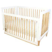 Riya Cot White and Beech